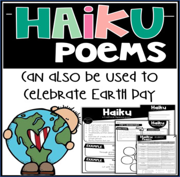 Preview of Haiku Poetry Unit  Haiku Anchor Chart, Organizer, Rubric, and More