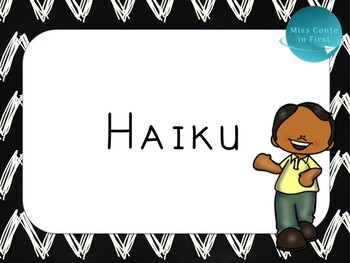 Preview of Haiku Worksheets {brainstorming, drafting, final}