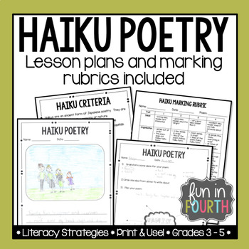 Preview of Haiku Poetry Lesson and Marking Rubric