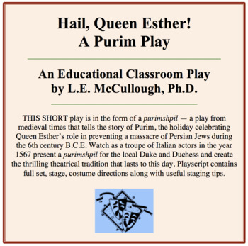 Preview of Hail, Queen Esther! A Purim Play