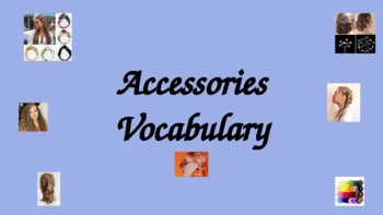 Preview of Hair Accessories Vocabulary