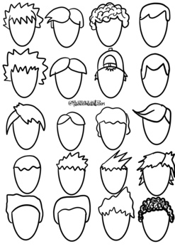 Hair Doodles by Ms Koslows Art Room | TPT