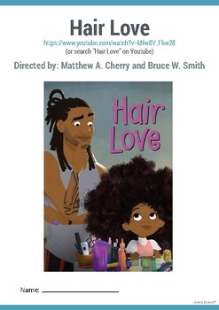 Preview of Hair Love-Animated Short Film Lesson Plan