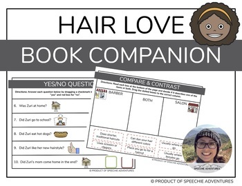 Preview of Hair Love Book Companion for Google Slides™