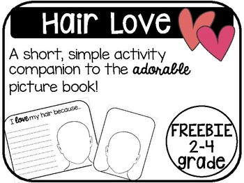 Preview of Hair Love Companion Activity