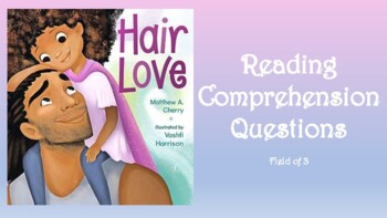 Preview of Hair Love Interactive Reading Comprehension (field of 3)