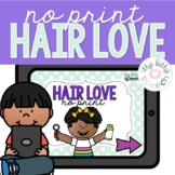 Hair Love No Print Book Buddy for Speech & Language Therapy