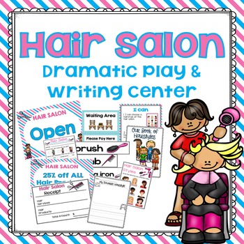 Preview of Hair Salon Dramatic Play and Writing Center