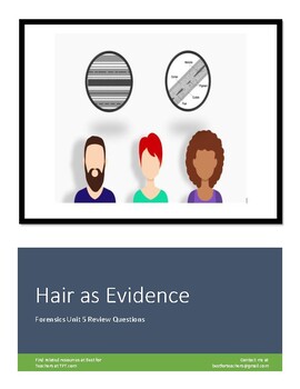 Preview of Hair as Evidence Review Worksheet