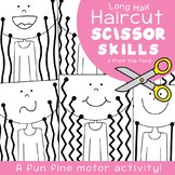 scissor skills haircut worksheets teaching resources tpt