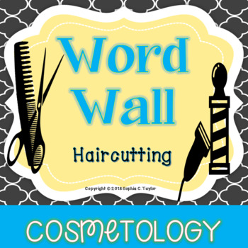 Preview of Haircutting Word Wall