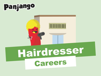 Preview of Hairdresser - Career Exploration PowerPoint and Worksheet