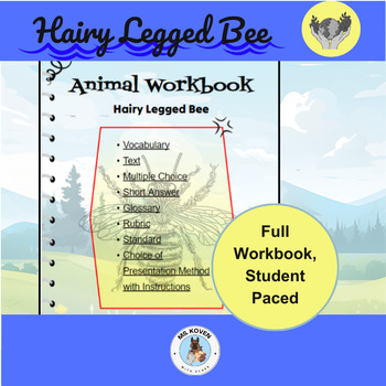 Preview of Hairy Legged Bee Interactive, Self-Paced Lesson
