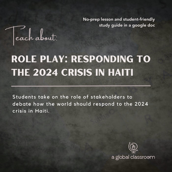 Preview of Haiti 2024 Crisis Role Play - IB Global Politics