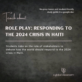 Haiti 2024 Crisis Role Play - IB Global Politics