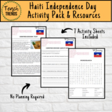 Haiti Independence Day Activity Pack & Resources