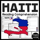 Haiti Reading Comprehension Worksheet North America Countr
