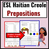 Haitian Creole Speakers ESL Newcomer Activities: ESL Curri