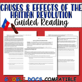 Haitian Revolution: Causes and Effects Guided Reading