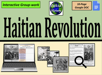 Preview of Haitian Revolution Group-work | Guided Reading with Graphic Organizer | History