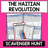 Haitian Revolution Scavenger Hunt - Reading Comprehension 
