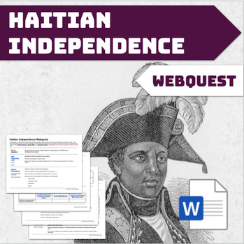 Preview of Haitian Independence Webquest