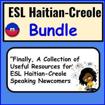 Preview of Haitian to English: ESL Newcomer Activities - ESL Back to School Bundle