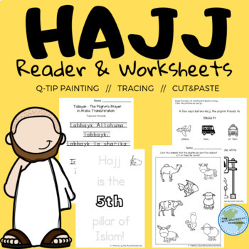 Preview of Hajj Islamic Study Reader and Worksheets