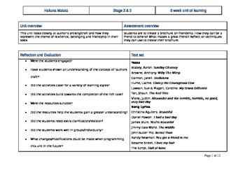 Preview of Hakuna Matata - Literacy & Resilience Unit