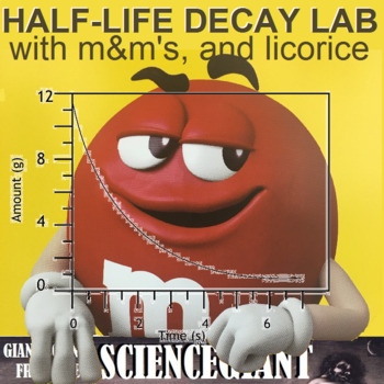 Preview of Half-Life Labs with M&M's, Licorice, and Plain Paper