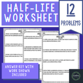 Half-Life Worksheet - Key Included