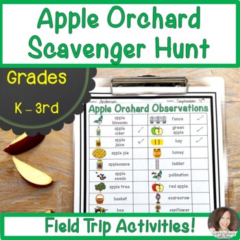Preview of Apple Orchard Scavenger Hunt | Field Trip Activities