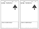 Half Page Exit Tickets