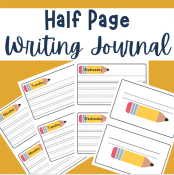 Half-Page Blank Writing Book Template for Elementary Students by Kids Print  Hub