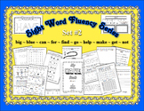 Sight Word Fluency Set #2 ~  Ten Word Activity Books