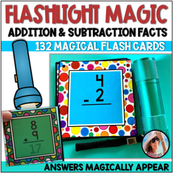 Preview of Flash Cards: Addition & Subtraction to 20 – Flashlight Magic