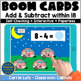 Camping Day Activities Addition and Subtraction within 18 
