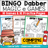 Camping Day Activities - Bingo Dauber Printables Magic e &
