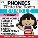 Phonics Write the Room Worksheets & Activities – Bundle