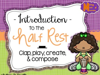 Preview of Half Rest Introduction - PDF/PPT