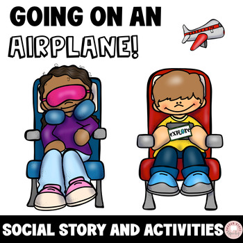 Preview of Airplane Airport Social Story Activities Autism