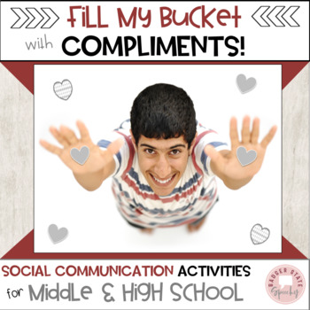 Preview of Conversation Activities Giving Receiving Compliments Middle High School Speech