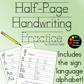 Handwriting Paper for Beginners – Sudden Homeschool