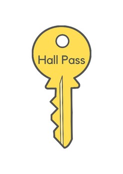 Preview of Hall Pass Key