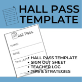 Hall Pass Template PDF