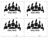 Hall Passes - Blue Bear Paw