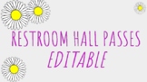 Hall Passes Editable!