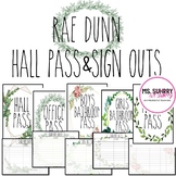 Hall Passes & Sign Out Log: RAE DUNN FARMHOUSE WREATH Them