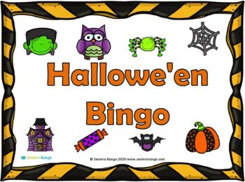 Preview of Hallowe'en Bingo Bundle