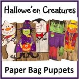 Halloween Craft - Halloween Paper Bag Puppets
